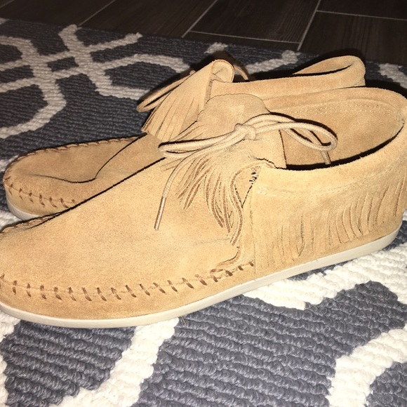 venice fringe moccasin bootie